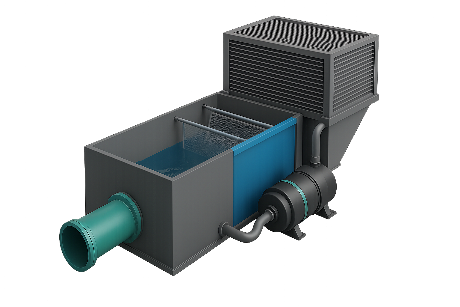 Cooling process diagram (P&ID)